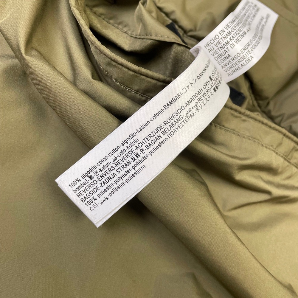 Massimo Dutti Reversible Car Coat Mens XXL Navy Blue Olive Green Jacket - Picture 12 of 16